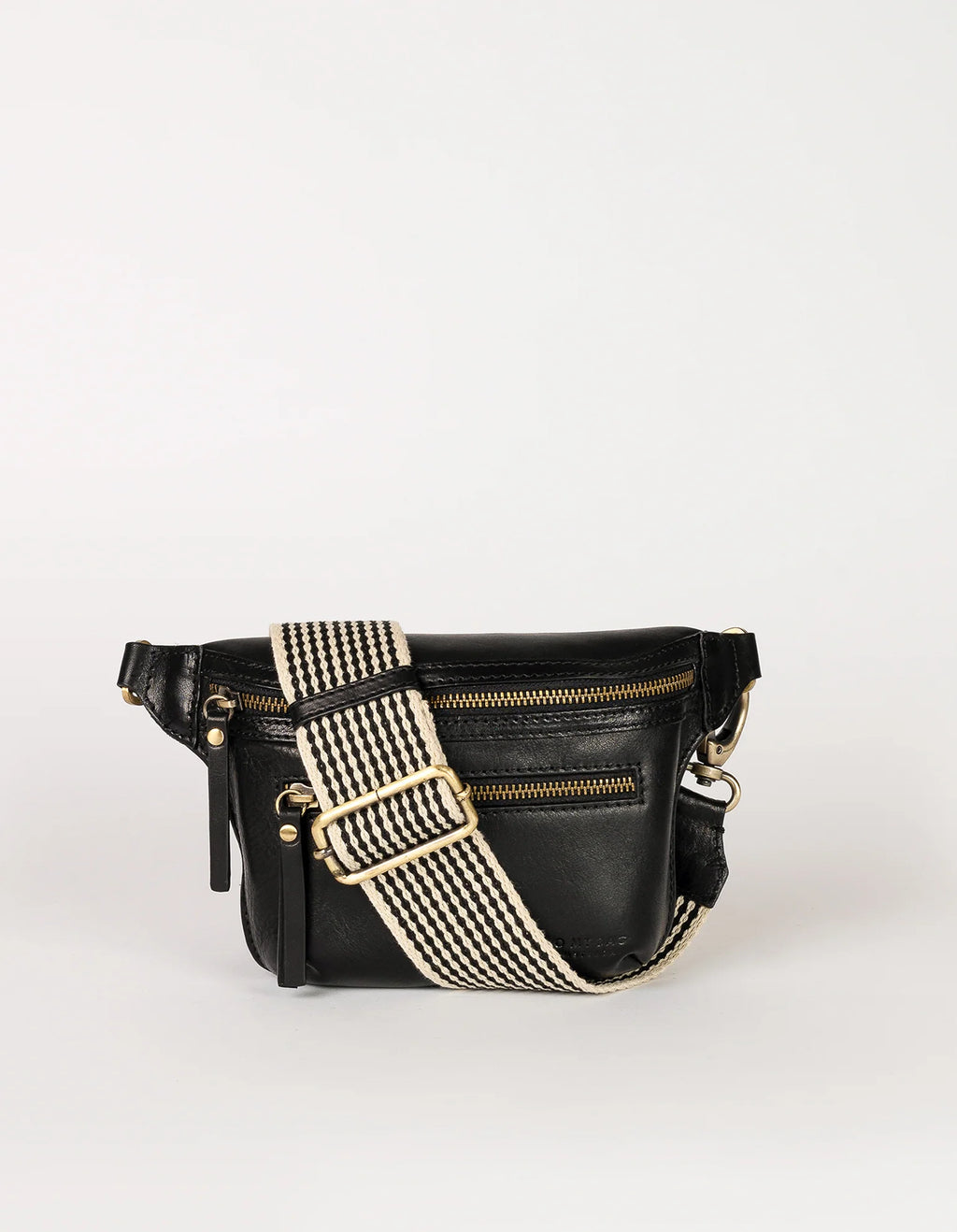 Beck's Leather Bum Bag Black Stromboli Leather