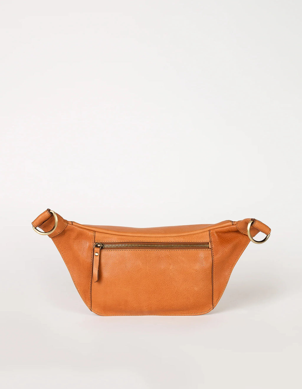 brown wild oak soft grain leather bum bag