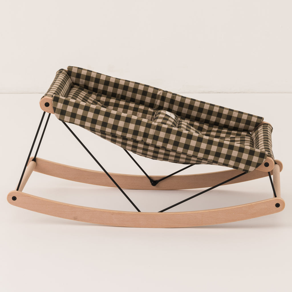 Growing Green Baby Bouncer with Cover on White Background