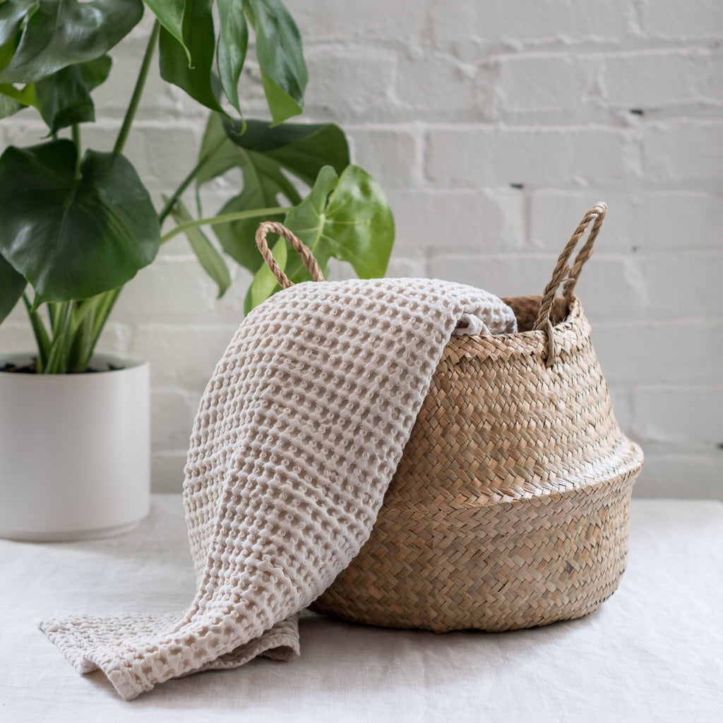 caro collection - waffle towel - hand towel - 100% cotton -