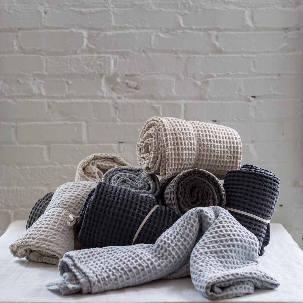 caro collection - waffle towel - hand towel - 100% cotton -