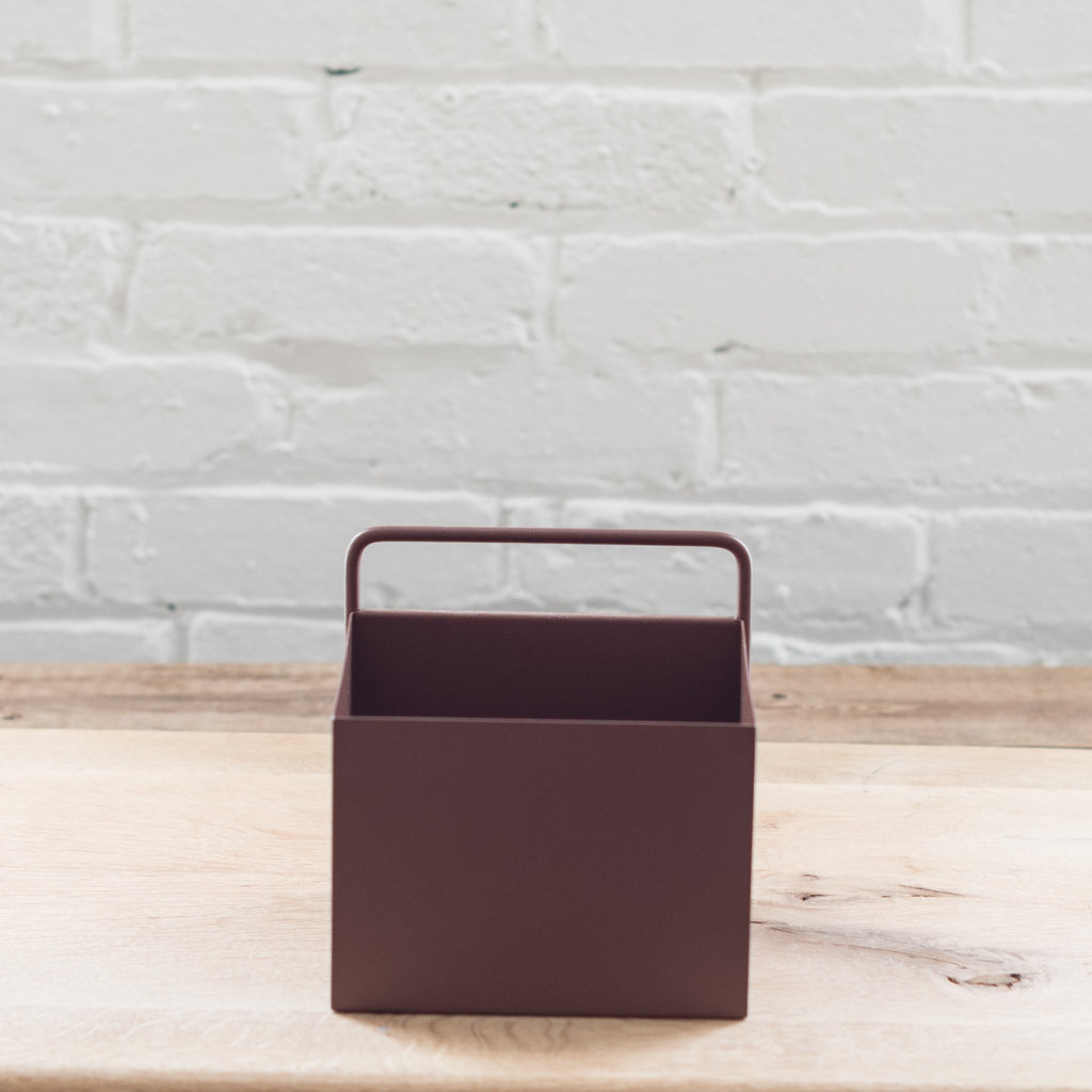 Powder coated planter box