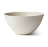 White ceramic bowl on a white background