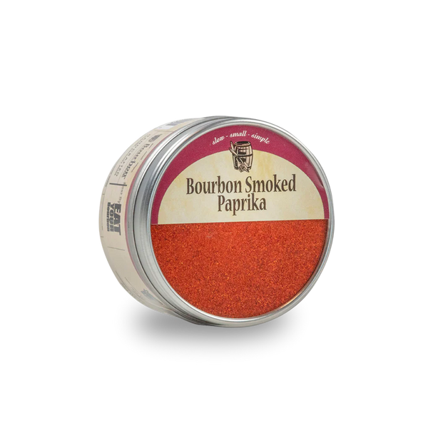Bourbon Smoked Paprika container on a white background