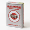 Box of Japanese playing cards with 'Lingo' branding on a white background