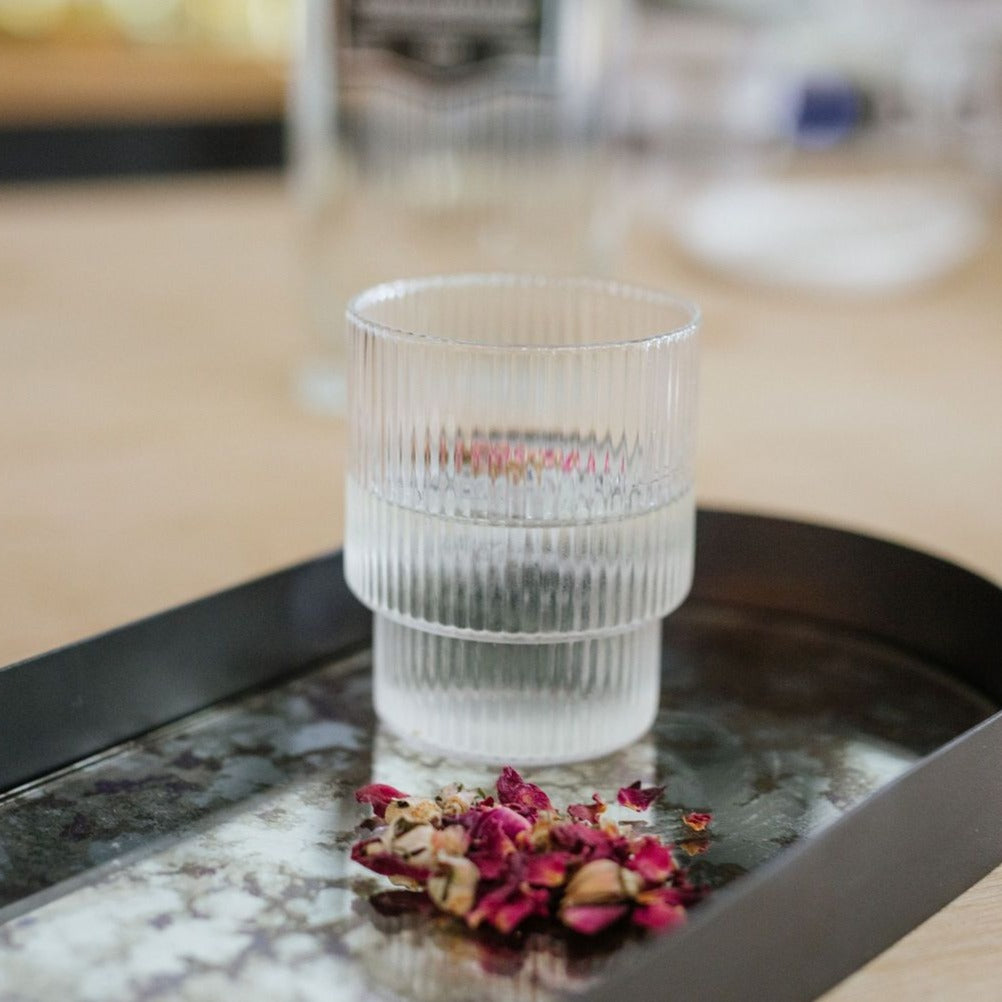 Ferm Living - Ripple Glass - Set of 4 - Clear