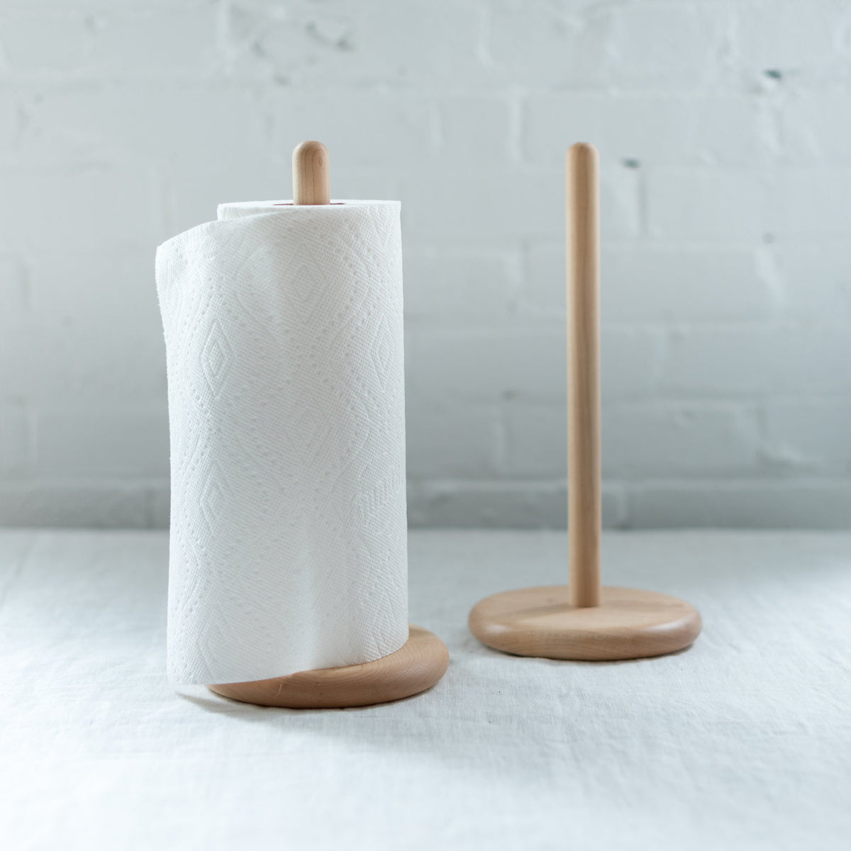 Hawkins New York Simple Wood Kitchen Accessories - Paper Towel Holder