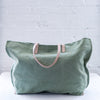 tote - purse - bag - natural material - canvas - cotton - leather - natural materials - beach bag