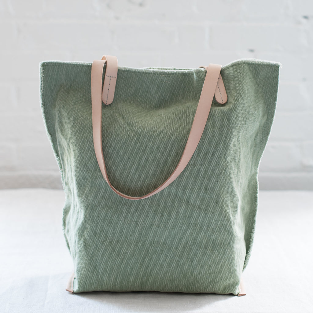 canvas bag - tote - purse - handmade bag - made in usa - beach bag