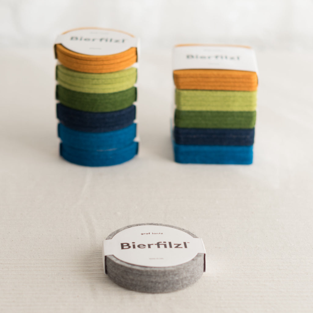 round felt coasters - modern felt coasters - merino wool felt coasters - 100% merino wool coasters - colorful felt coasters- colorful wool coasters