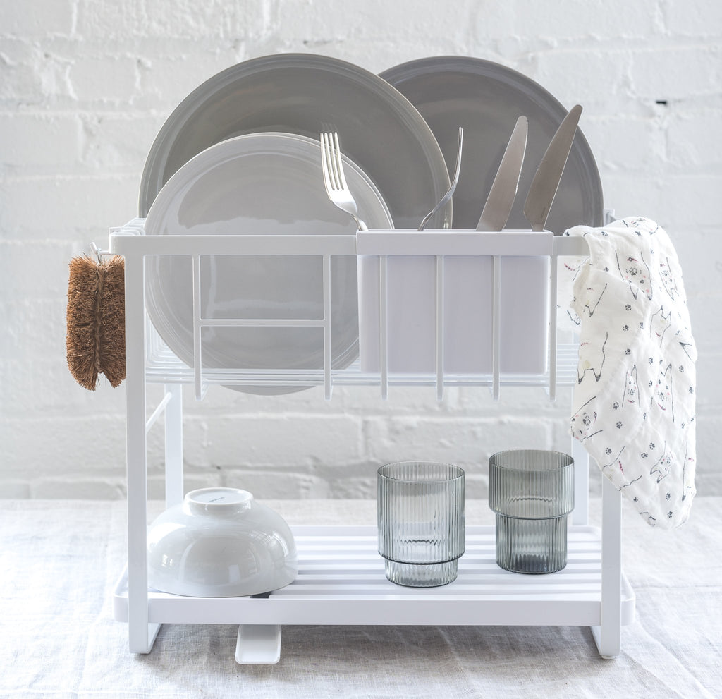 This Double-Decker Dish Drying Rack Is on Sale at
