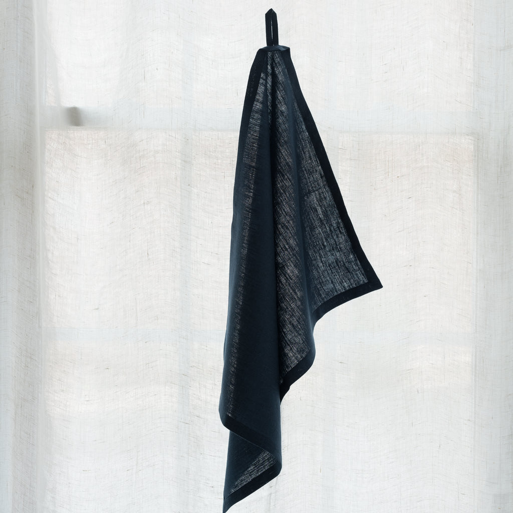 linen tea towel - 100% linen - tea towel - linen towel - be just 
