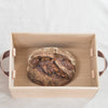 oak bread box - oak bread cutting board - oak box - bread box 