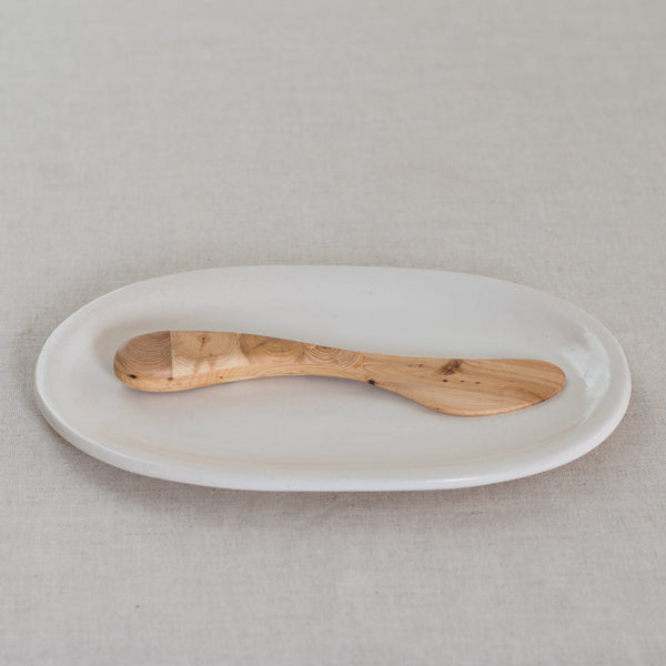 juniper wood knife - wood butter knife - burstenhaus redecker - redecker - wood butter knife