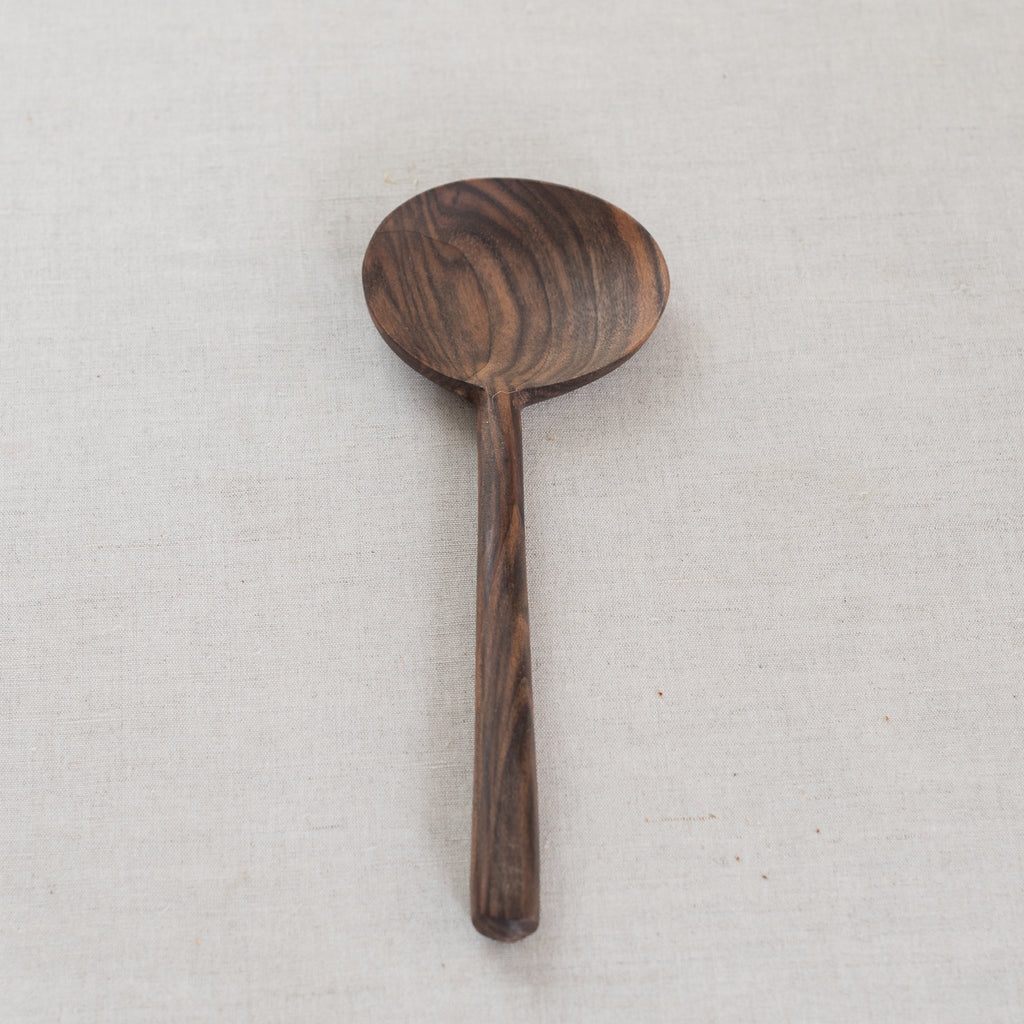 oval walnut spoon - hawkins new york - walnut spoon - serving spoon 
