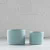 siren blue ceramic planter - ceramic planter - tandem ceramics - ceramic planter