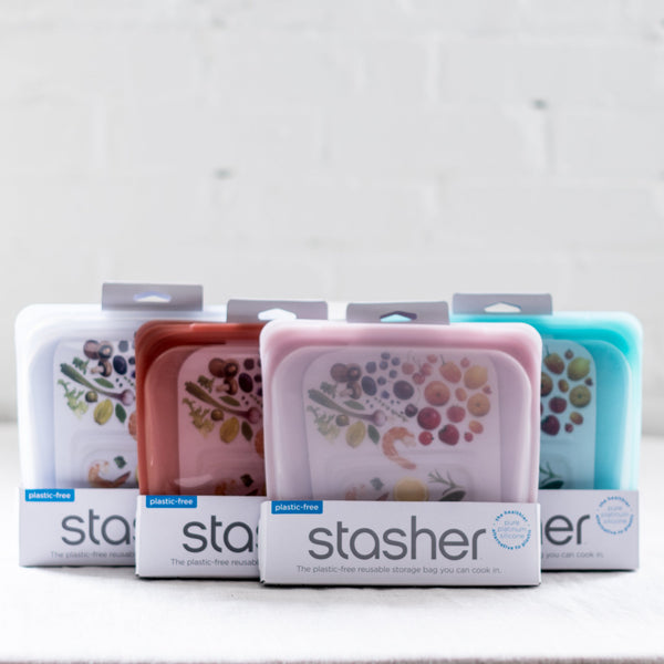 stasher - storage - eco-friendly food storage - silicone