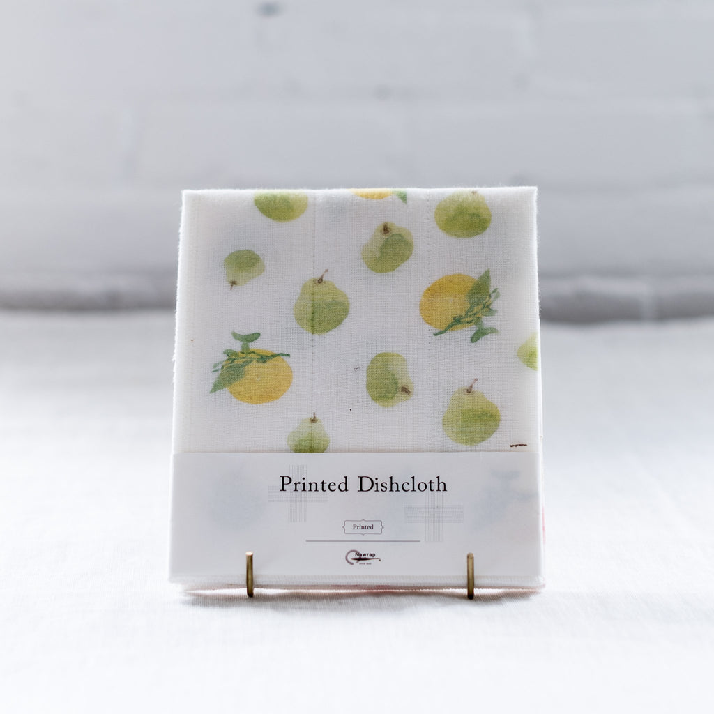 printed dish cloth - made in japan - nawrap - cleaning cloth 